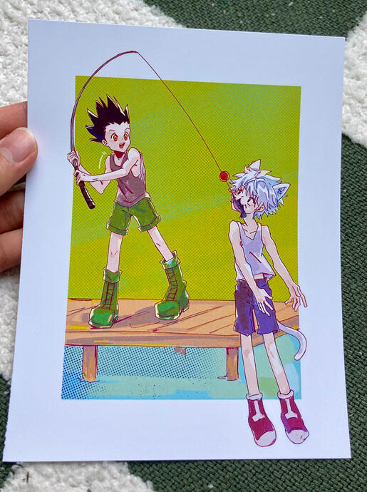 hunter hunter print