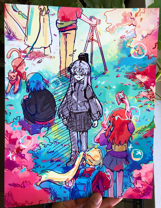 bocchi the rock print